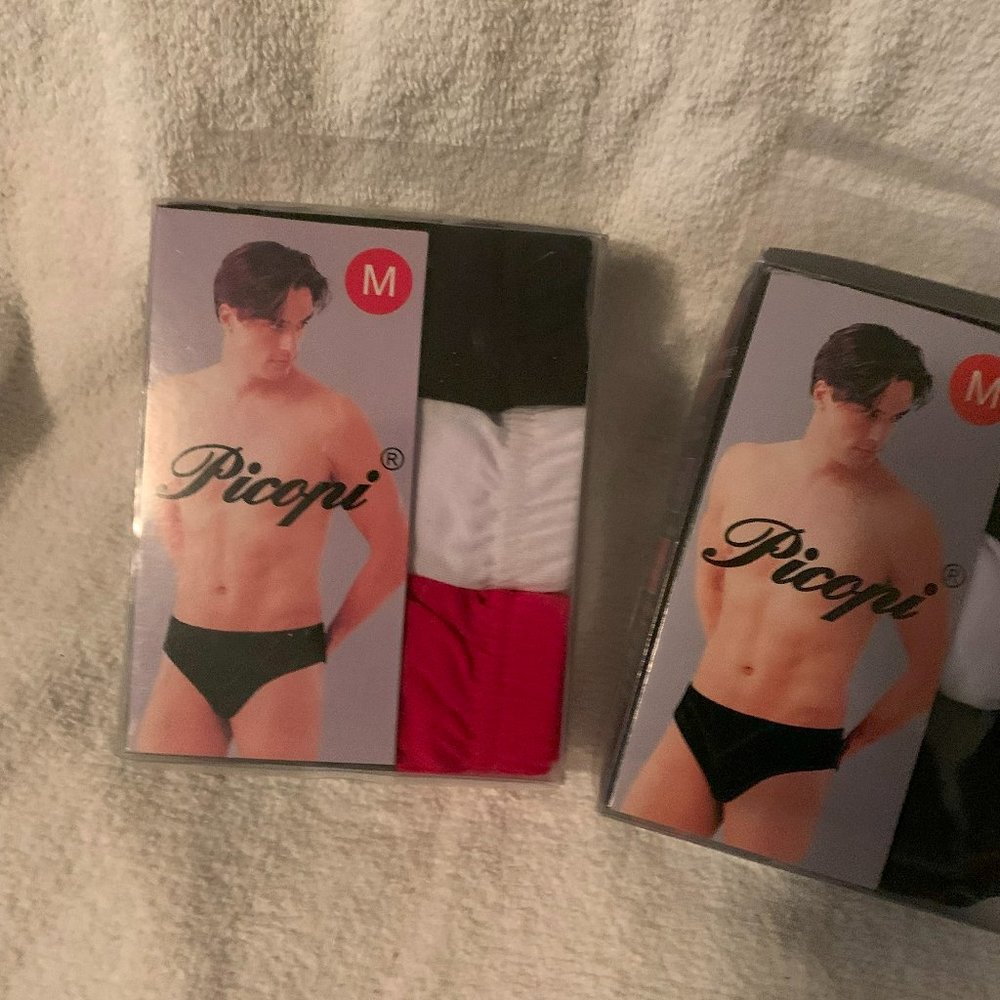 PICOPI MEN'S 3 PACK LOW RISE BOXER BRIEFS PLUS GREENLAYER TEE SHIRT